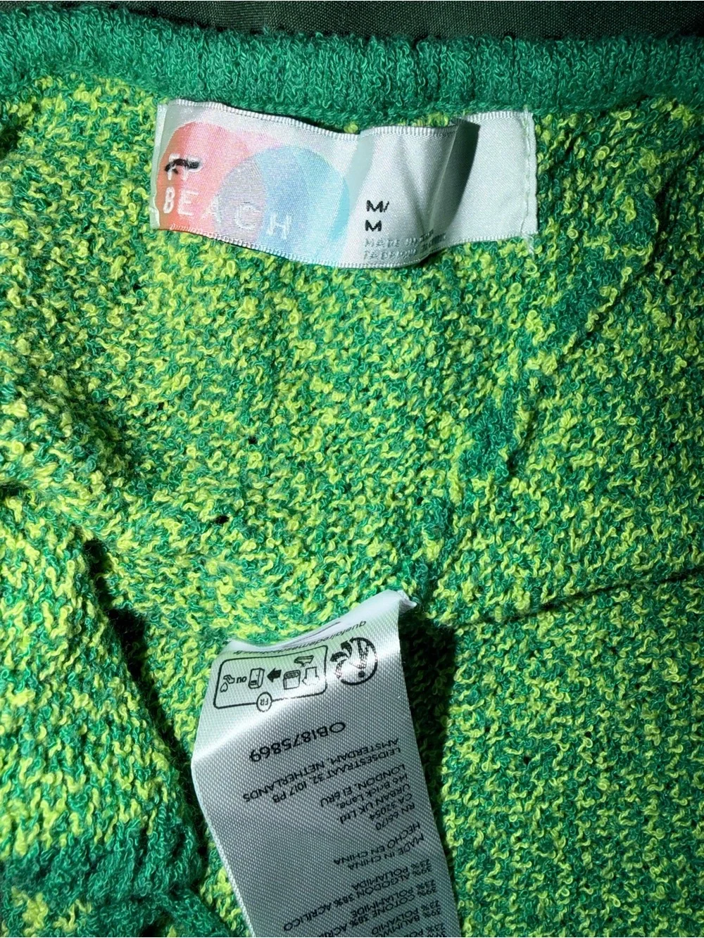 FP Beach Green Halter Top